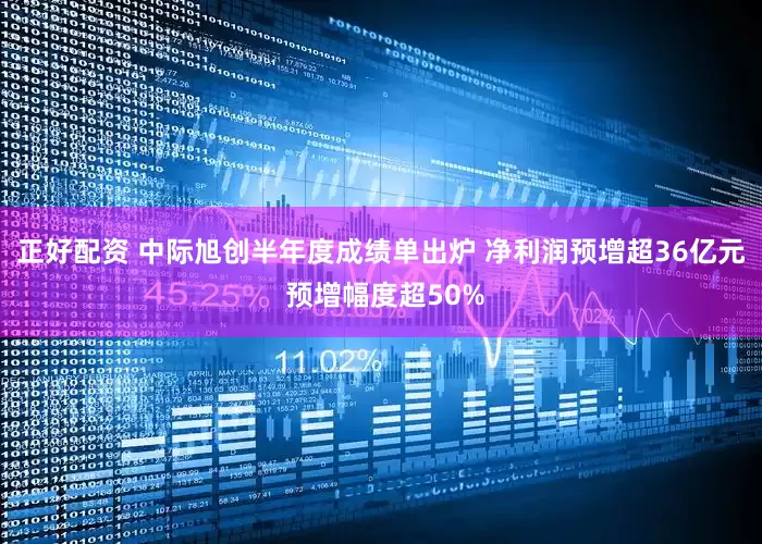 正好配资 中际旭创半年度成绩单出炉 净利润预增超36亿元 预增幅度超50%